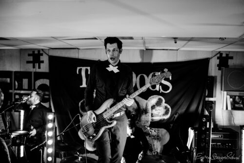 The Dogs, playing live recording concert at Big Dipper record store, Oslo, Norway 2016-03-05.